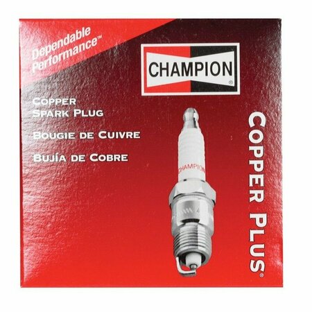 CHAMPION IRRIGATION Spark Plug, 0.033 to 0.038in Fill Gap, 0.551in Thrd, 0.813in Hex, Copper, For: 4-Cycle Engines 14